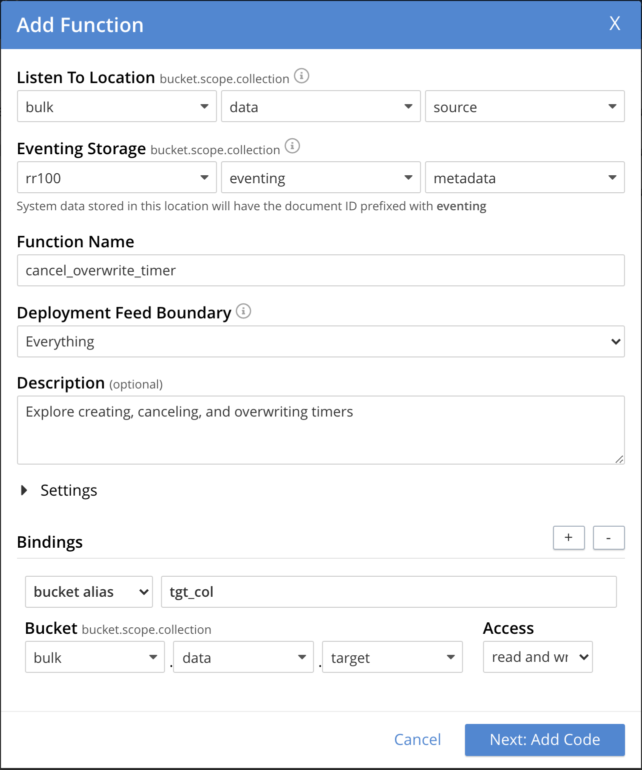 cancel overwrite timer 01 settings