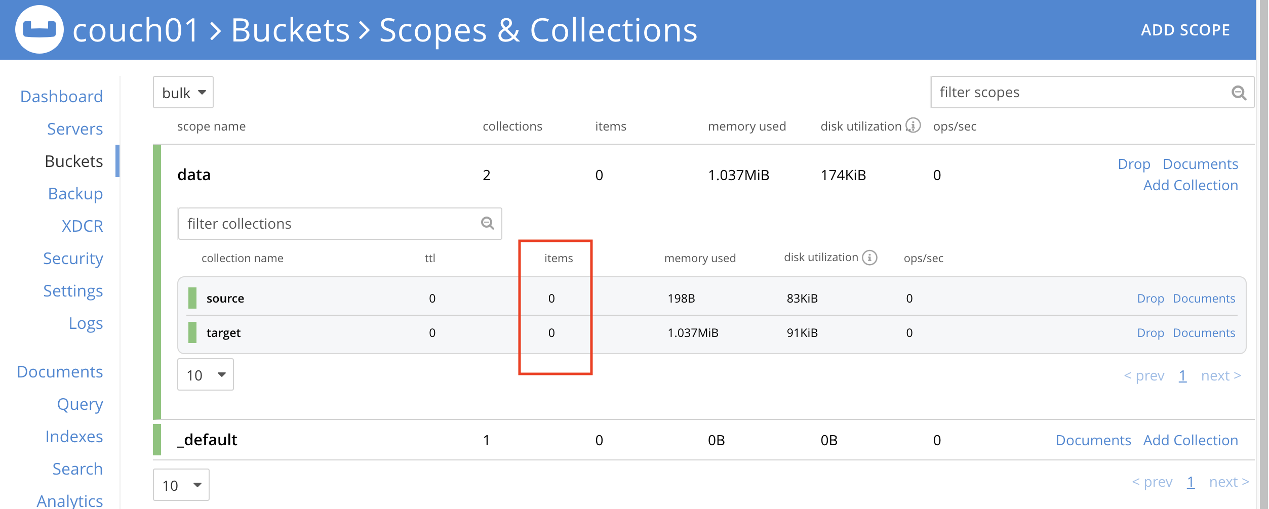 recurring timer 01 data in scope