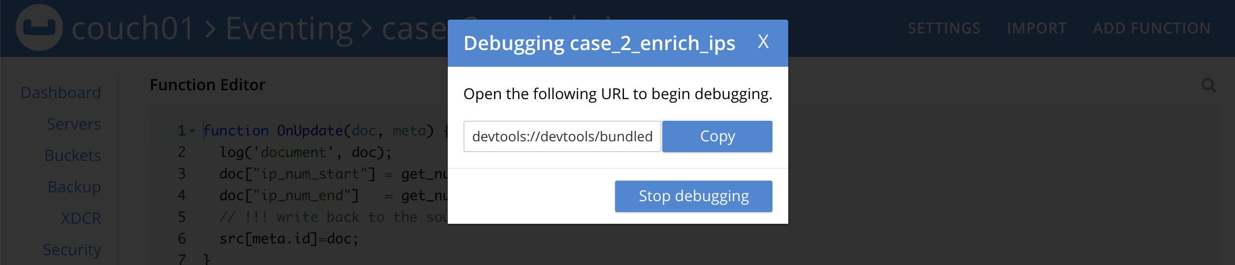 debugger 07 debugger have url